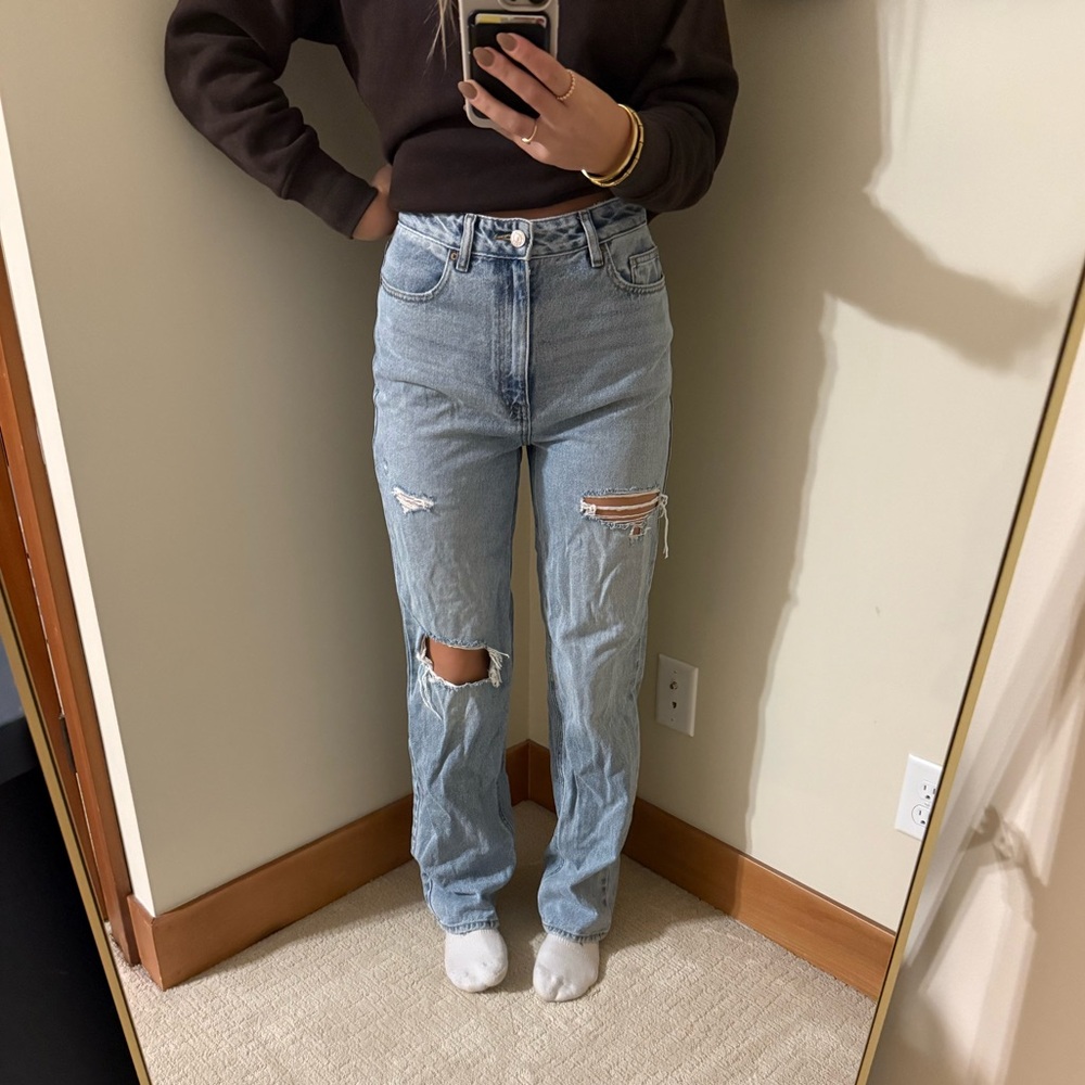 Pacsun Blue Distressed Women Jeans